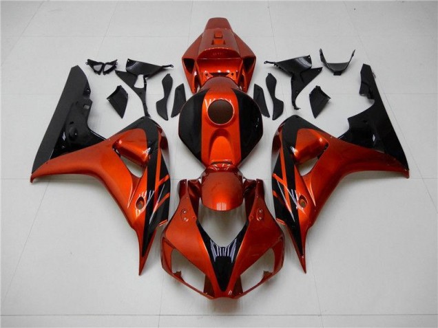 Großhandel CBR 1000 RR 2006-2007 Motorrad Verkleidungen - Orange Schwarz Großhandel CBR 1000 RR 2006-2007 Motorrad Verkleidungen - Orange Schwarz