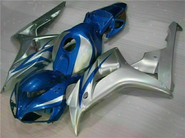 Großhandel CBR 1000 RR 2006-2007 Motorrad Verkleidungen - Blau Silber
