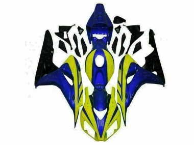 Großhandel CBR 1000 RR 2006-2007 Motorrad Verkleidungen - Blau Gelb