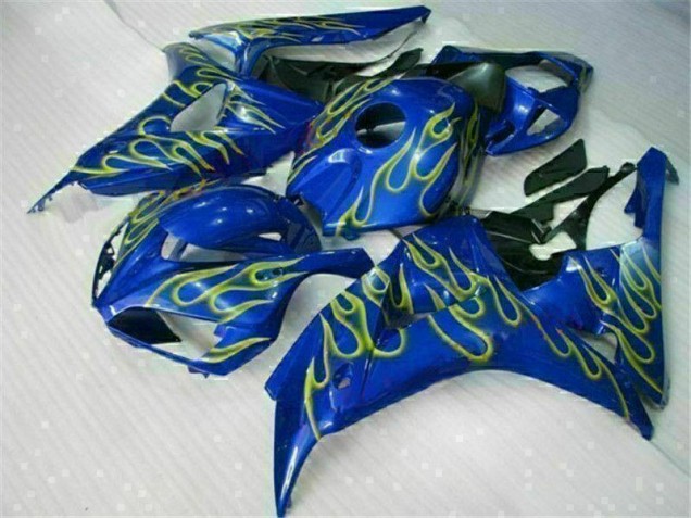 Großhandel CBR 1000 RR 2006-2007 Motorrad Verkleidungen - Gelb Flamme Blau Großhandel CBR 1000 RR 2006-2007 Motorrad Verkleidungen - Gelb Flamme Blau