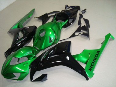 Großhandel CBR 1000 RR 2006-2007 Motorrad Verkleidungen - Schwarz Grün