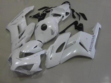 Großhandel CBR 1000 RR 2006-2007 Motorrad Verkleidungen - Weiß mit Silber Aufkleber