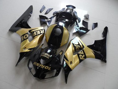 Großhandel CBR 1000 RR 2006-2007 Motorrad Verkleidungen - Gold Repsol