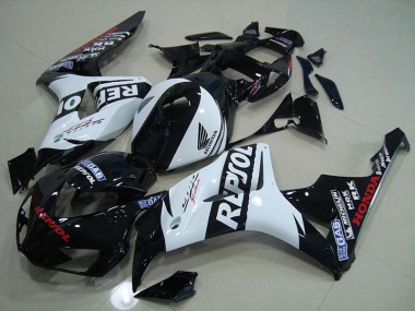 Großhandel CBR 1000 RR 2006-2007 Motorrad Verkleidungen - Schwarz Weiß Repsol
