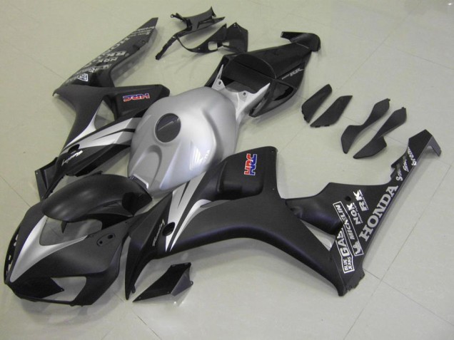 Großhandel CBR 1000 RR 2006-2007 Motorrad Verkleidungen - Matt Schwarz Silber Großhandel CBR 1000 RR 2006-2007 Motorrad Verkleidungen - Matt Schwarz Silber