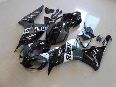 Großhandel CBR 1000 RR 2006-2007 Motorrad Verkleidungen - Grau Schwarz Repsol
