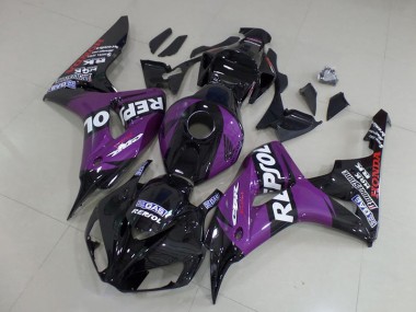 Großhandel CBR 1000 RR 2006-2007 Motorrad Verkleidungen - Lila Repsol