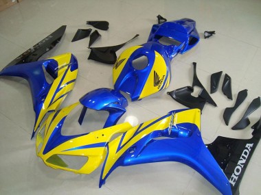 Großhandel CBR 1000 RR 2006-2007 Motorrad Verkleidungen - Gelb Blau Schwarz