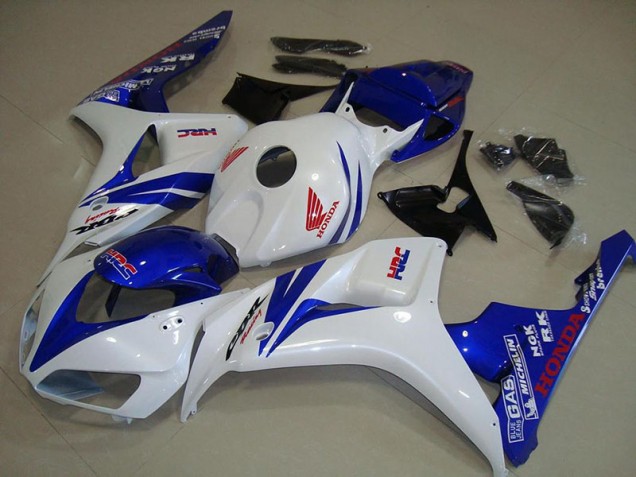 Großhandel CBR 1000 RR 2006-2007 Motorrad Verkleidungen - Weiß Und Blau Großhandel CBR 1000 RR 2006-2007 Motorrad Verkleidungen - Weiß Und Blau