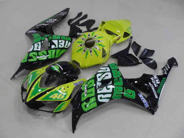 Großhandel CBR 1000 RR 2006-2007 Motorrad Verkleidungen - Gelb Grün Rossi Großhandel CBR 1000 RR 2006-2007 Motorrad Verkleidungen - Gelb Grün Rossi