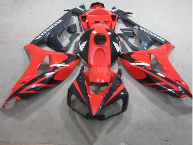 Großhandel CBR 1000 RR 2006-2007 Motorrad Verkleidungen - Rot Schwarz Fireblade
