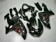 Großhandel ZX10R 2006-2007 Motorrad Verkleidung - Schwarz rote Flamme Großhandel ZX10R 2006-2007 Motorrad Verkleidung - Schwarz rote Flamme