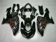 Großhandel ZX10R 2006-2007 Motorrad Verkleidung - Schwarz rote Flamme Großhandel ZX10R 2006-2007 Motorrad Verkleidung - Schwarz rote Flamme