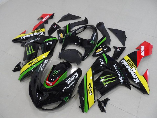Großhandel ZX10R 2006-2007 Motorrad Verkleidungen - Schwarz Gelbes Monster Großhandel ZX10R 2006-2007 Motorrad Verkleidungen - Schwarz Gelbes Monster