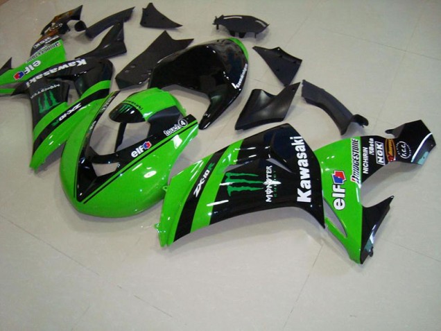 Großhandel ZX10R 2006-2007 Motorrad Verkleidungen - Grünes Monsterrennen Großhandel ZX10R 2006-2007 Motorrad Verkleidungen - Grünes Monsterrennen