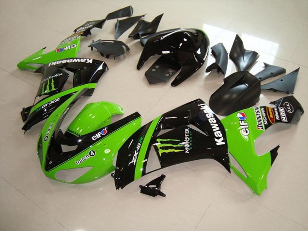 Großhandel ZX10R 2006-2007 Motorrad Verkleidung - Grünes Monster Großhandel ZX10R 2006-2007 Motorrad Verkleidung - Grünes Monster