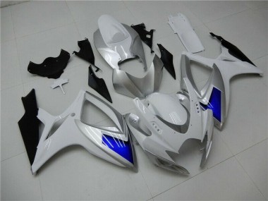 Großhandel GSXR 600 / 750 K6 2006-2007 Motorrad Verkleidung - Weiß Blau