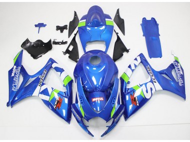 Großhandel GSXR 600 / 750 K6 2006-2007 Motorrad Verkleidung - Blau Weiß