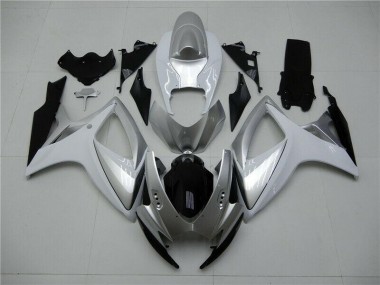 Großhandel GSXR 600 / 750 K6 2006-2007 Motorrad Verkleidung - Silber