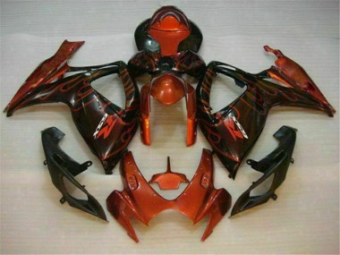Großhandel GSXR 600 / 750 K6 2006-2007 Motorrad Verkleidungen - Rot