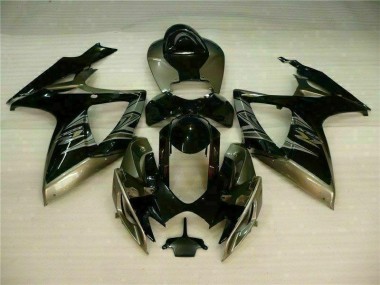 Großhandel GSXR 600 / 750 K6 2006-2007 Motorrad Verkleidung - Schwarz Grau