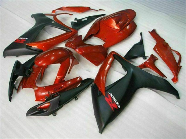 Großhandel GSXR 600 / 750 K6 2006-2007 Motorrad Verkleidung - Rot Schwarz Großhandel GSXR 600 / 750 K6 2006-2007 Motorrad Verkleidung - Rot Schwarz