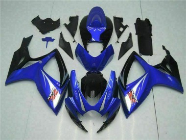 Großhandel GSXR 600 / 750 K6 2006-2007 MotorradVerkleidungen Plastik Kits - Blau