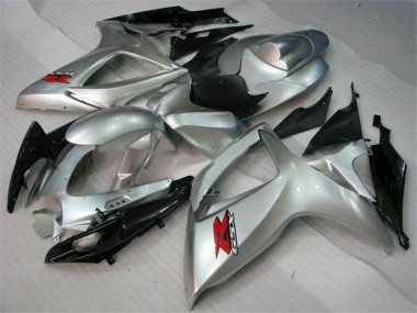 Großhandel GSXR 600 / 750 K6 2006-2007 Motorrad Verkleidungen - Silber