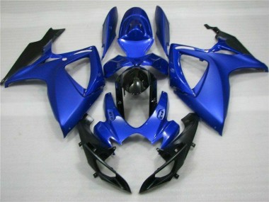 Großhandel GSXR 600 / 750 K6 2006-2007 Motorrad Verkleidung - Blau Schwarz