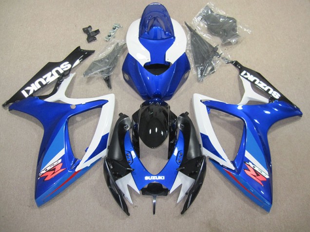 Großhandel GSXR 600 K6 2006-2007 Motorrad Vollverkleidung - Blau Weiß Großhandel GSXR 600 K6 2006-2007 Motorrad Vollverkleidung - Blau Weiß