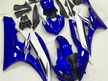 Großhandel R6 2006-2007 Motorrad Verkleidungen & Plastik - Blau Weiß
