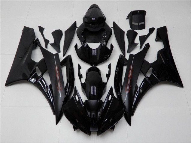 Großhandel R6 2006-2007 Motorrad Verkleidungen - Matt schwarz Glänzend Großhandel R6 2006-2007 Motorrad Verkleidungen - Matt schwarz Glänzend