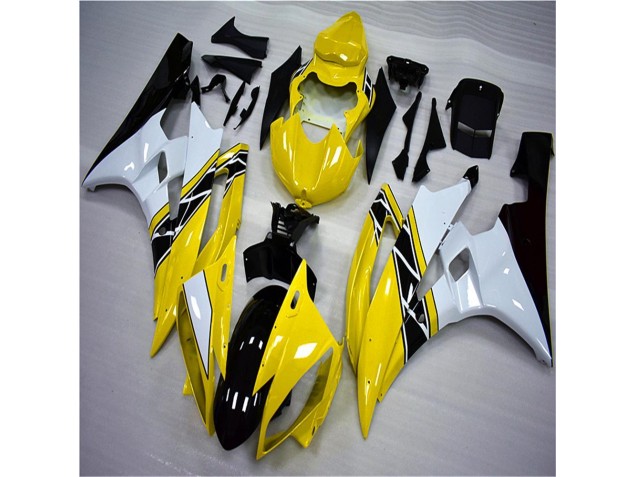 Großhandel R6 2006-2007 Motorrad Verkleidungen - Gelb Weiß Schwarz