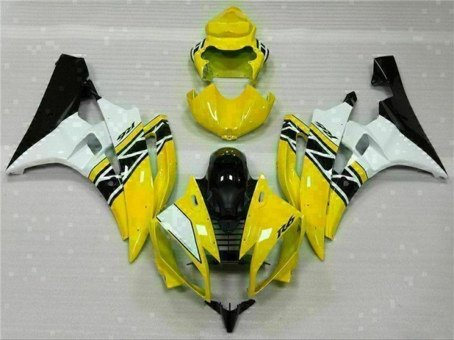 Großhandel R6 2006-2007 Motorrad Verkleidung - Gelb Weiß Schwarz Großhandel R6 2006-2007 Motorrad Verkleidung - Gelb Weiß Schwarz