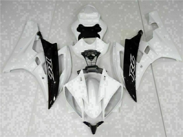 Großhandel R6 2006-2007 Motorrad Verkleidungen & Plastik - Weiß Schwarz Großhandel R6 2006-2007 Motorrad Verkleidungen & Plastik - Weiß Schwarz