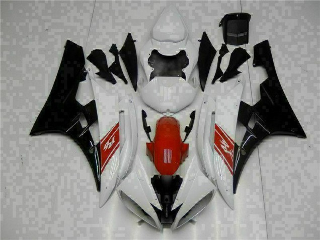 Großhandel R6 2006-2007 Motorrad Vollverkleidung - Weiß Schwarz Großhandel R6 2006-2007 Motorrad Vollverkleidung - Weiß Schwarz