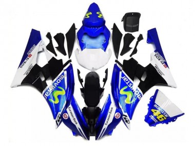 Großhandel R6 2006-2007 Motorrad Verkleidungen - Blau Schwarz Weiß