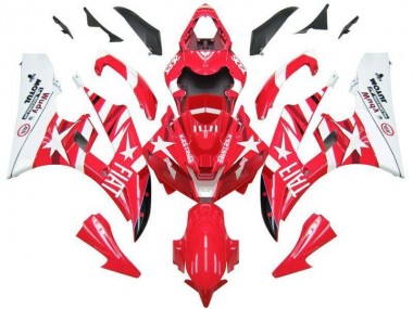 Großhandel R6 2006-2007 Motorrad Verkleidungen - Rot Weiß Star Fiat