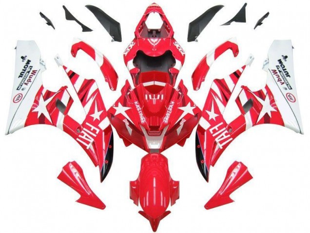 Großhandel R6 2006-2007 Motorrad Verkleidungen - Rot Weiß Star Fiat Großhandel R6 2006-2007 Motorrad Verkleidungen - Rot Weiß Star Fiat