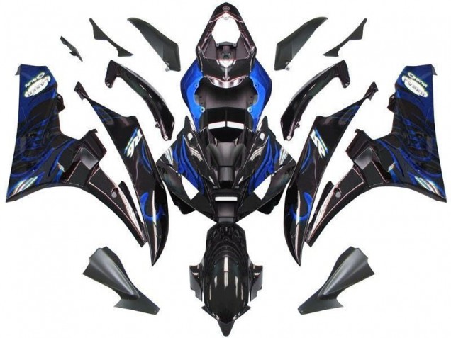 Großhandel R6 2006-2007 Motorrad Verkleidungen - Schwarze Blau Flamme Großhandel R6 2006-2007 Motorrad Verkleidungen - Schwarze Blau Flamme