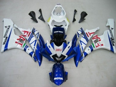 Großhandel R6 2006-2007 Motorrad Verkleidungen - Blau Weiß Motul Rot Fiat