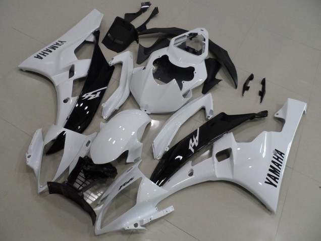 Großhandel R6 2006-2007 Motorrad Verkleidungen - Weiß Und Schwarz Großhandel R6 2006-2007 Motorrad Verkleidungen - Weiß Und Schwarz