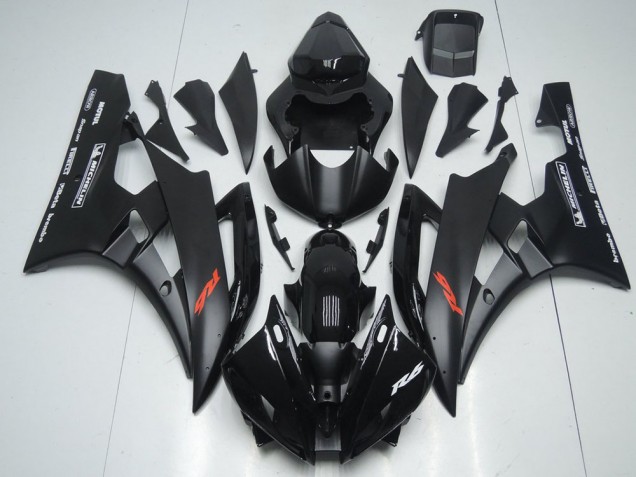 Großhandel R6 2006-2007 Motorrad Verkleidungen - Matt Schwarz und Glänzendes Schwarz Großhandel R6 2006-2007 Motorrad Verkleidungen - Matt Schwarz und Glänzendes Schwarz