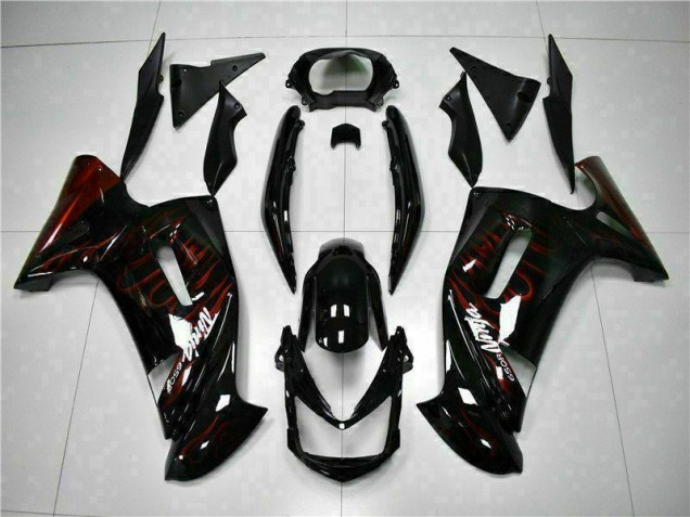 Großhandel EX650 2006-2008 Motorrad Verkleidungen - Rot Flamme Großhandel EX650 2006-2008 Motorrad Verkleidungen - Rot Flamme