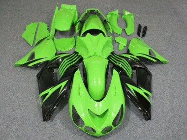 Großhandel ZX14R ZZR 1400 2006-2011 Motorrad Verkleidungen - Grün Schwarz