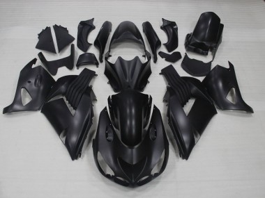 Großhandel ZX14R ZZR 1400 2006-2011 Motorrad Verkleidung - Matt Schwarz