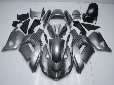 Großhandel ZX14R ZZR 1400 2006-2011 Motorrad Verkleidungen - Glänzend Grau