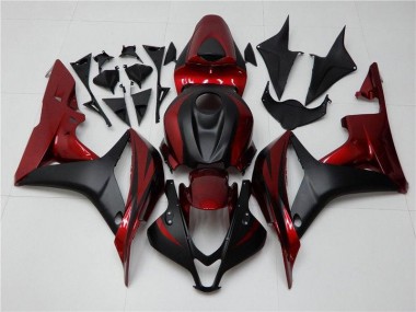 Großhandel CBR 600 RR 2007-2008 Motorrad Verkleidungen - Rot Schwarz