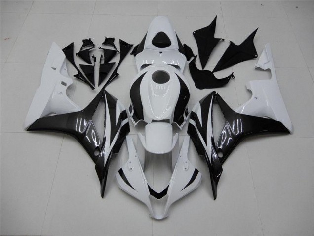 Großhandel CBR 600 RR 2007-2008 Motorrad Verkleidungen - Weiß Schwarz Großhandel CBR 600 RR 2007-2008 Motorrad Verkleidungen - Weiß Schwarz