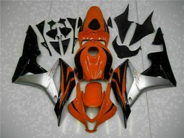 Großhandel CBR 600 RR 2007-2008 Motorrad Verkleidungen - Schwarz Rot Silber